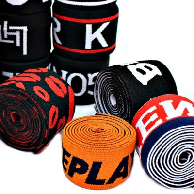 Custom Logo Ribbons Sports Strap Underwear Elastic Band Jacquard Nylon Webbing